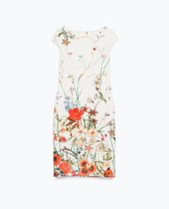 Zara ljetna haljiba s cvjetnim uzorkom