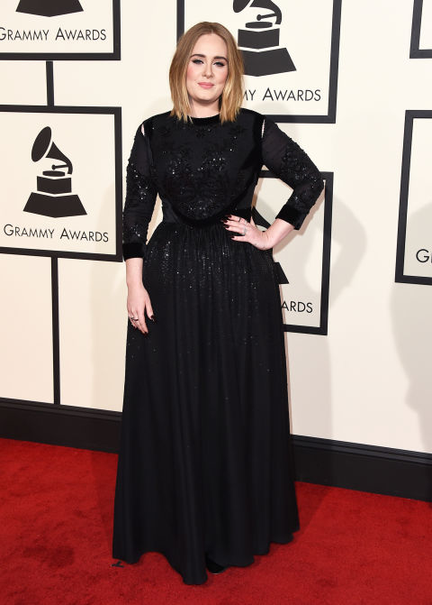 Adele Grammy 2016 Red Carpet