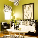 green color living room
