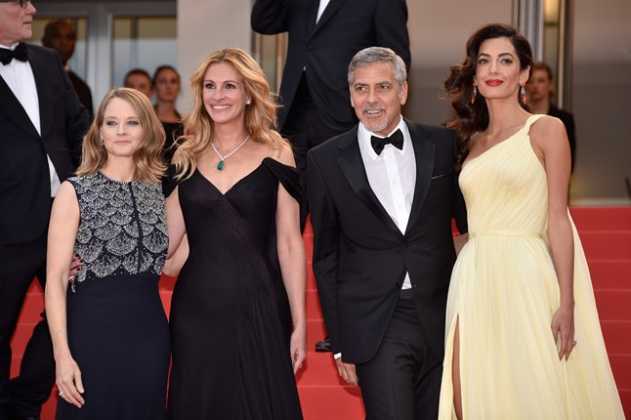jodie foster julia roberts george amal clooney cannes 13may16 getty b 646x430
