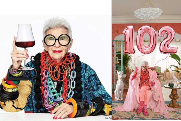 Iris Apfel 102 rođendan