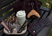 Mikro navike koje čine da se osjećate njegovanije svakog dana Klupa sa zenskom torbom, kavom i proizvodima