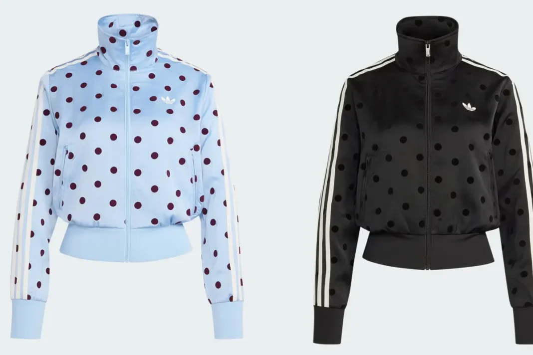 Adidas polka dots gornji dio trenerke plavi i crni