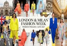 London i Milan Fashion week vizual