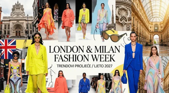 Proljeće i ljeto 2027. bit će sve samo ne dosadni: ovo su trendovi s Fashion Weeka London i Milan Fashion week vizual